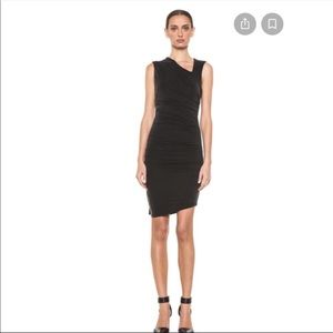 All Saints Japanese cloth black dress